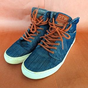 Vans Alomar Hi Tops Denim